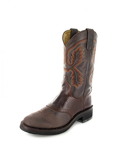 Sendra Boots 5357 Tang Teak - Stivali da equitazione occidentale da donna e uomo, colore: Marrone, Chocolate Seahorse, 47 EU