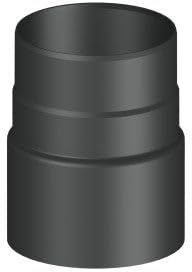 Jeremias Reduzierung Ofenrohr/Rauchrohr Ø 160-150 mm | schwarz
