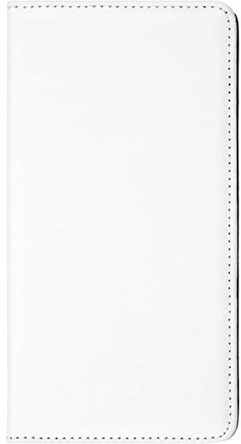 PhoneNatic Kunst-Lederhülle kompatibel mit ZTE Blade L3 - Book-Case weiß Cover