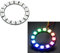 Aihasd 16 Bits WS2812B Modul WS2812 5050 RGB LED Ring Lampe Licht Individuell adressierbares Licht Mit integrierten Treibern