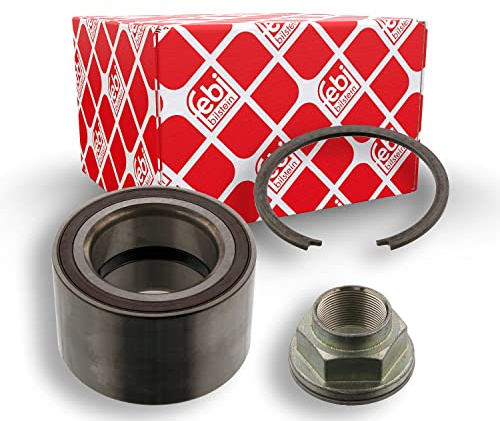 febi bilstein 36309 Wheel Bearing Kit with axle nut and circlip, pack of one