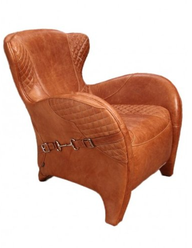 Designsessel Whitehorse Vintage-Leder Columbia Brown (Hellbraun, Congnacton) Sessel Design