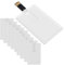 Premium 10-Pack Enfain Credit Card-Sized USB 2.0 Flash Drives White- 8GB Memory Sticks, Ideal for Banks, Bookstores, Libraries, Photo Booths, & Healthcare Services