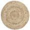 IB Laursen - Tischset - rund - dunkel Natur - Ø 35 cm - Jute