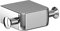 Emco Trend Doppel Handtuchhaken (Chrom, Größe 70x46 mm, für Zwei Handtücher, Badezimmer, Gästebad) 027800100, Normal