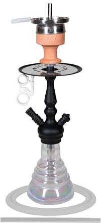 Amy Shisha 340 little Zuri Rainbow pulverbeschichtet transparent