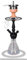 Amy Shisha 340 little Zuri Rainbow pulverbeschichtet transparent