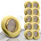 trendlights24 Decora LED Einbaustrahler 230V Gold rund 10er Set - Spots 4W 300 lm GU10 Warmweiß austauschbar - Decken Einbauleuchte 68 mm Lochmaß