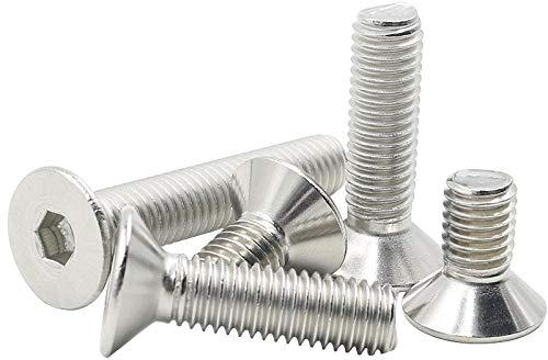 M14 M16 M20, Edelstahl 304, Senkkopfschraube mit Senkkopf, Innensechskantschraube mit flachem Kopf-M14 * 35 mm (1 Stück)