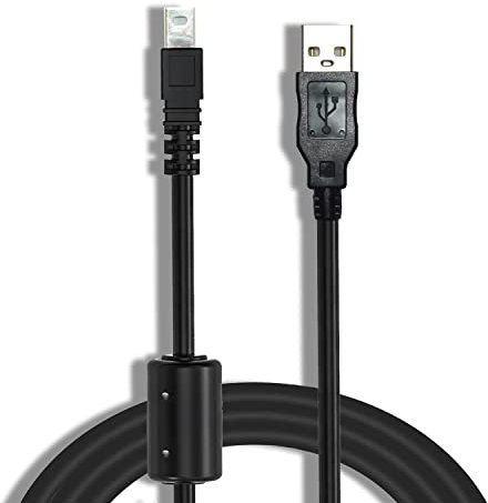 Adhiper UC-E6 USB Data Cable Replacement Camera UC-E16 UC-E17 Transfer Cord Compatible With Nikon Digital Camera DSLR D750 D5300 D7200 D3200 Coolpix L340 L32 A10 P520 S6000 S9200 (1.5M/Black)