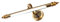 Quevia-Eletro LED Vintage Spiegelleuchte Beschlagfrei Make Up Spiegel Licht Metall Drehbar Bronze Acryl für Badezimmer Galerie Wandbild Bilderlampe Schminklicht Dresser Nachttischlampe 8W 3000K