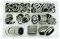 Dsnaduo BSP Dowty Lot de 160 rondelles d'huile auto-centrées caoutchouc 7 tailles pour remplacer 32300 avec boîte (1/8, 1/4, 3/8, 1/2, 5/8, 3/4, 1), pour automobile, roulements, pompes