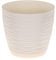 SPARKLE PLANTS Sahara Indoor Plant Pots, 7 Sizes, 8 Colours - Medium Cream Plant Pot with drainage Holes and Matching Saucer for Houseplants - Flower Pots with Tray (23 cm, Cream)