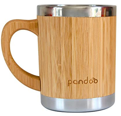 Tasse à café en acier inoxydable | Tasse à café à double paroi | Tasse à café en acier inoxydable | Tasse en métal antidérapante | Gobelet de camping