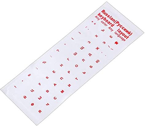 Clear Russian Keyboard Sticker Layout For Notebook Computer Keyboard Key H5R5 Laptop Stick Accessories Protection Dust