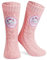 Disney Fluffy Socks for Women and Teenagers Soft Warm Slipper Socks Non Slip One Size Lounge Wear Gifts for Women(Pink Marie)
