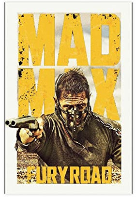 Mad Max Fury Road Filmposter auf Leinwand, Poster, Wandkunst, Dekor, Bild, Gemälde für Wohnzimmer, Schlafzimmer, Dekoration, ungerahmt, 30 x 45 cm