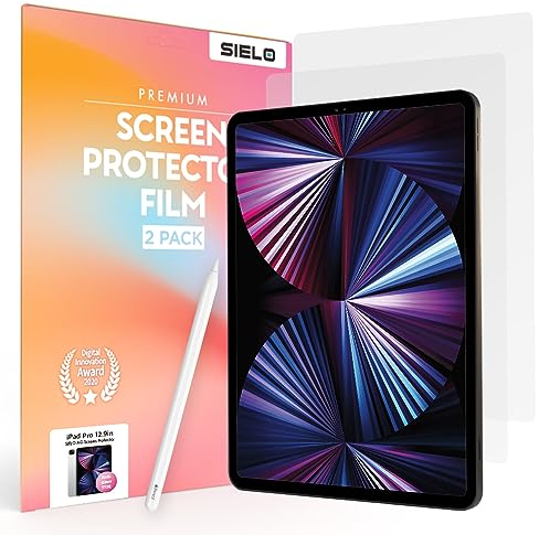 SIELO Paperfeel Matte Schutzfolie kompatibel mit iPad Pro 12.9 6./5./4./3. Generation (2022 & 2021 & 2020 & 2018) (iPad Pro 12,9 Zoll 6. (2022 Modelle))