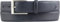 Hochwertiger Anzuggürtel aus Vollrindleder 3,5 cm | Bombierter Ledergürtel Herren 35mm | Business-Gürtel made in Italy | Marine 120cm