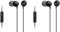 Sony MDR-EX15AP Earphones with Smartphone Mic and Control - Black (Pack of 2)