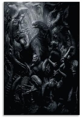 REOTTO Alien Covenant Movie Poster Dekorative Malerei Leinwand Wandkunst Wohnzimmer Poster Schlafzimmer Malerei,Wandkunst Bilddruck Moderne Familienzimmer Dekor 12x18inch(30x45cm)