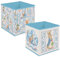 Peter Rabbit Fabric Storage Cubes – Pack of Two, Large, Blue & White
