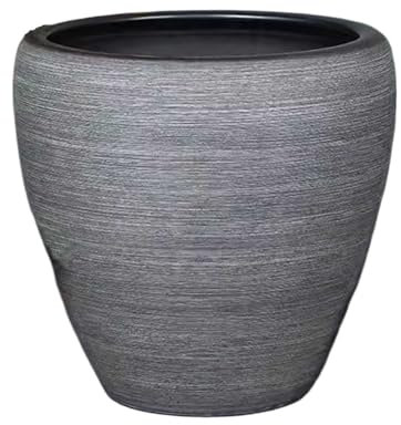 Aquarium Keramik-Aquarium for Wohnzimmer, Büro, Boden, Aquarium, Terrasse, Vintage, Zement, Grau, Finish, Aquarien Fischtank(52cmx50cm)