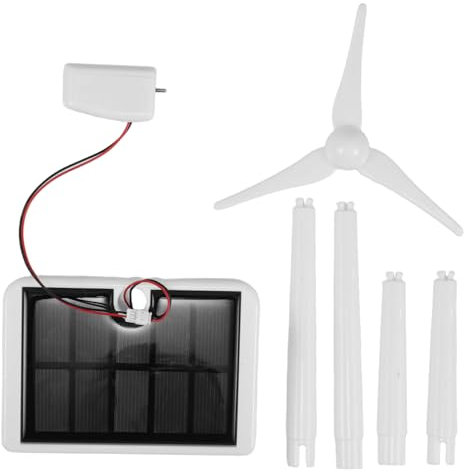 DRESSOOS Modello Di Mulino a Solare DIY Gioco Educativo Per Decorazione Per La Casa Kit Di Scienza Per Esperimenti Con Energia Solare Ornamento Per Scrivania