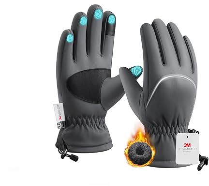 Origem Guantes Moto Invierno Térmicos por Hombre Mujer, Impermeables Nieve