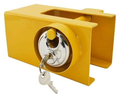 Cerradura de lengua robusta – Seguridad automática general de acero inoxidable, función de bloqueo de enganche, dispositivo antirrobo resistente con función de proceso fácil, accesorio para