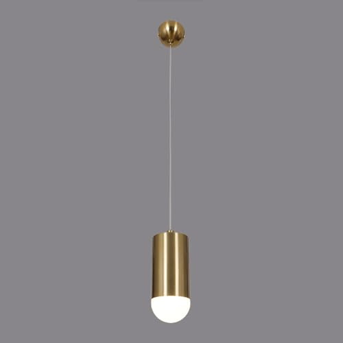 NOKXDKJWT Mini-Nachttischlampe, Mini-Hängelampe aus Metall mit Acryl-Lampenschirm, Schlafzimmer-Dekorationsbeleuchtung, Hängelampen, E27-Fassung, Kronleuchter im modernen Design, Lange