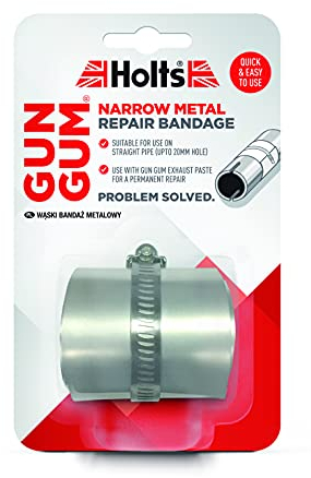 Holts 52044140031 Gun gum Flexiwrap pot d'échappement, Argent