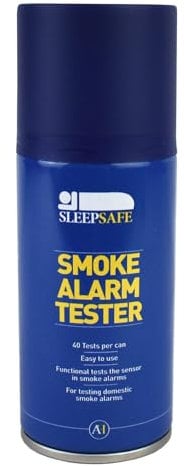 Arctic Hayes PH043A SleepSafe Smoke Alarm Tester Spray 150 ml, Blue