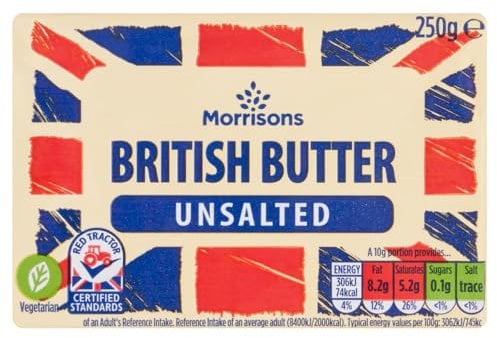Morrisons Unsalted British Butter 250g