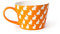 Excelsa Enjoy Tazza Jumbo, Porcellana, Arancione, 8 Centimeters cm