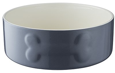 Mason Cash Colour Mix Grey Dog Bowl, 20 cm