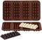 Webake Silikon Schokoladenform Tafel Klein 2 Stück Mini Silikonform Schokoladentafel Form Schokolade Pralinenform für Schokoladen Schokolade Tafel