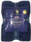 U.S. Polo Assn. Premium 6-Piece Zero-Twist Towel Set - 2 Bath Towels, 2 Hand Towels and 2 Face Towels - Highly Absorbent, Fast Drying and Super Soft Hotel Quality 100% Cotton Set (Navy)