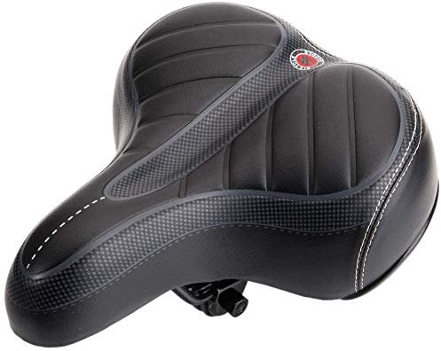 YONII Amplio Sillín de Bicicleta Cómodo Asiento Bicicleta Gel Cruiser Extra Deportivo Cojín Suave Amortiguador de Choque para Hombres Mujeres Ciclismo al Aire Libre