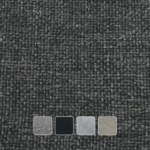 SoundAssured Akustikstoff - Akustisch Transparenter Stoff zur Herstellung von Akustikplatten - DIY Schallplatte Akustikstoff (Dunkelgrau)