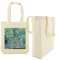 My Custom Style Einkaufstasche aus Baumwolle, 300 g. # Kunst der Seerosen, Münzen # 38 x 42 x 8 cm + Tasche, Griffe 50 cm.