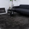 CONSILIO CONCEPT 160 x 230 Teppich Wohnzimmer Anthrazit Hochflor Shaggy langflorig handmade handgefertigt Wohnzimmerteppich modern zertifiziert Made in Germany Design Manufaktur Markenteppich OEKO TEX