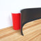 Neatiease Plinthe flexible autocollante en PVC - 5 cm (l) x 10 m (L) - Noir