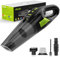 absob Handheld Vacuum, Cordless Car Vacuum with LED Light, Rechargeable Wireless Vacuum Cleaner, Mini Portable Car Vac for Home, Car, and Keyboard Cleaning - USB Charging