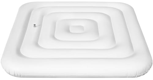 Abdeckung 57 in runden Whirlpools Lazy Spa-Gehäuse mit Deflationsventil Winddicht Regendicht Schneebeichte isolierte Whirlpool-Deckel für SPA Hot Tub Quadrat