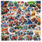 55 Stück Blaze and the Monster Machines Aufkleber Auto Laptop Telefon Gitarre Skateboard Motorrad Fahrrad Stickers Set Vinyl Wasserdicht Aesthetic Aufkleber für Jugendliche Kinder Erwachsene
