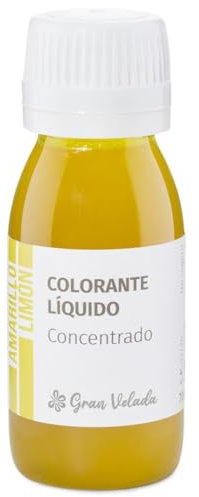 Colorante Concentrado Líquido Amarillo Huevo | Pigmento Cosmético de Alto Rendiento para Cremas, Geles, Champú y Perfumes | Envase Práctico Listo para Usar | 70 ml