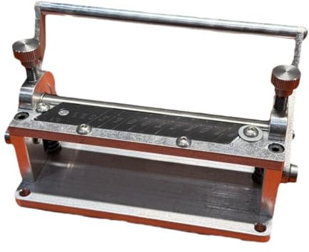 Fenteer Máquina Peladora de Cuero Manual, Máquina de Corte Artesanal de Cuero Ajustable