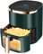 Forno Friggitrice Ad Aria 6l con Finestra di Cottura Visiva, Tempo di Temperatura Personalizzabile, Cestello Antiaderente E Lavabile, 1400w, Gold