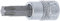 BGS 2596 | Douille à embouts | 6,3 mm (1/4) | profil T (pour Torx) T40